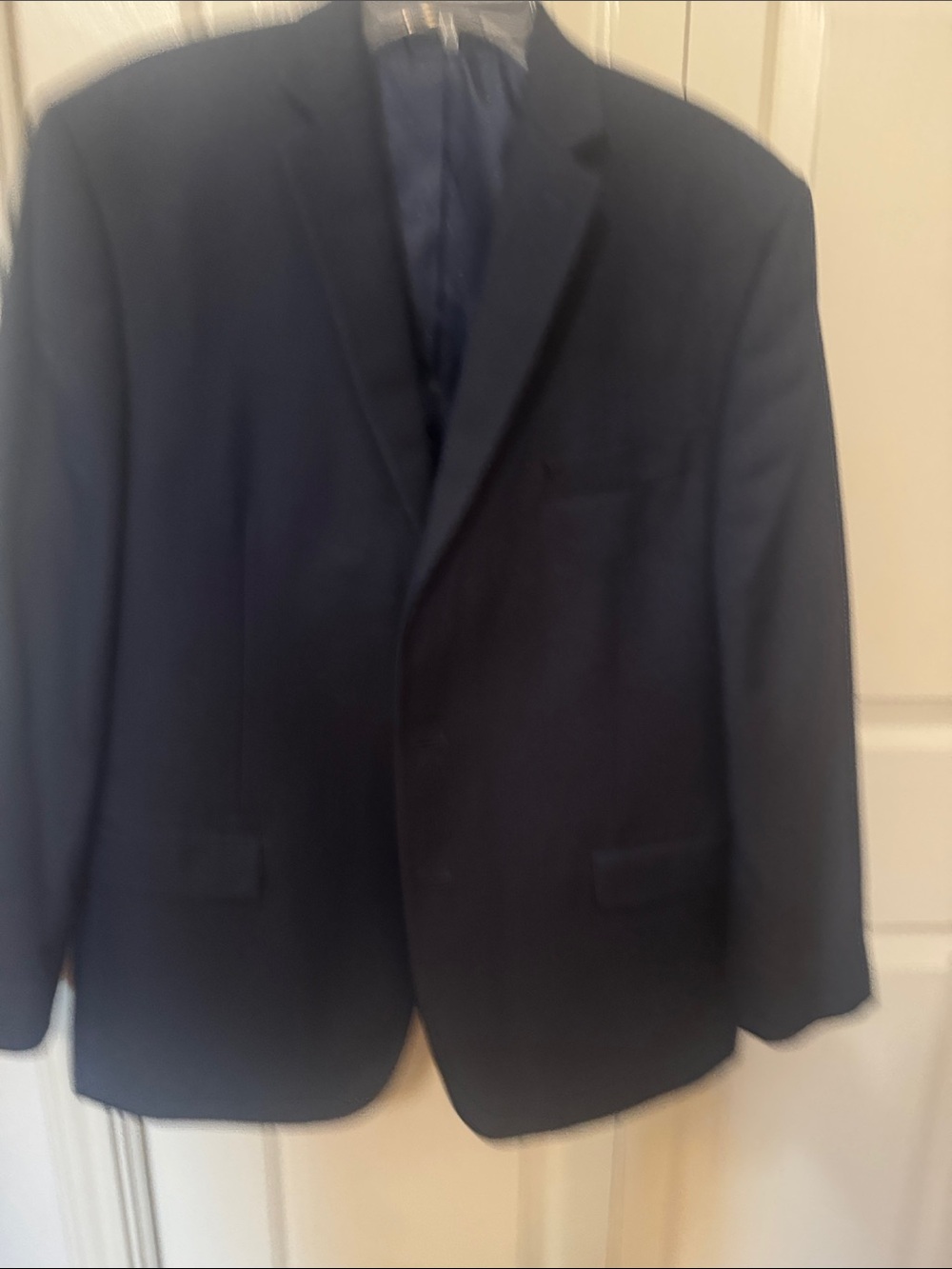 Men's Classic Navy Blazer - Timeless Single-Breasted Jacket